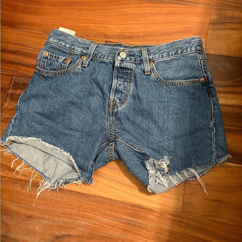 Denim Blue Women's Shorts 501  25 (0902)‎